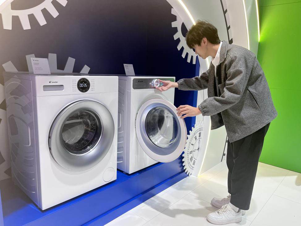 除菌率99.99%！Leader洗衣机：AWE展对宠物友好的除菌洗(图3)